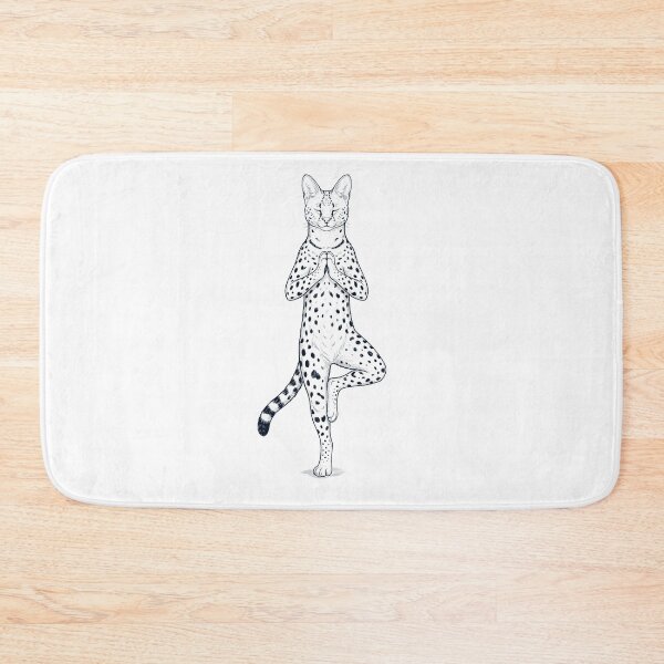 Item preview, Vintage Savannah Cat Yoga Tree Pose Kitten Lover designed and sold by TerryConnells.