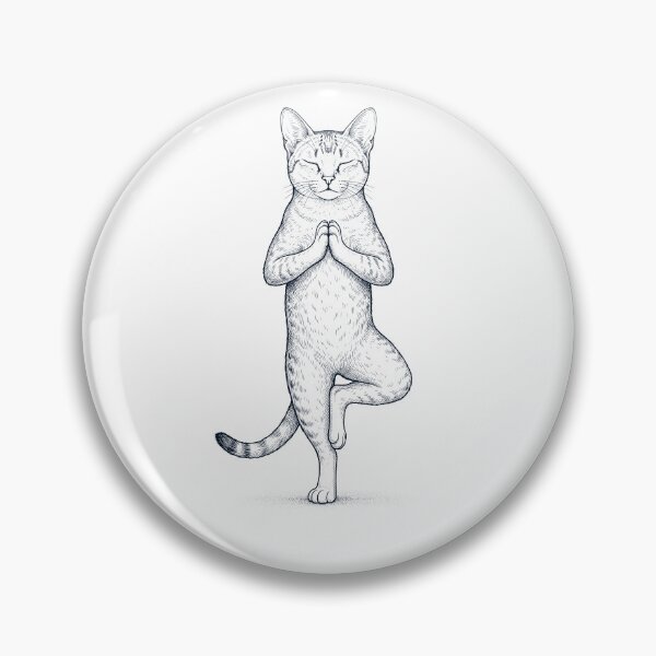Item preview, Vintage Singapura Cat Yoga Tree Pose Kitten Lover designed and sold by TerryConnells.