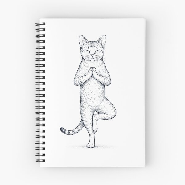 Item preview, Vintage Singapura Cat Yoga Tree Pose Kitten Lover designed and sold by TerryConnells.