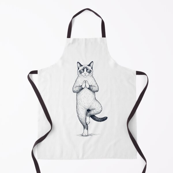 Item preview, Vintage Snowshoe Cat Yoga Tree Pose Kitten Lover designed and sold by TerryConnells.