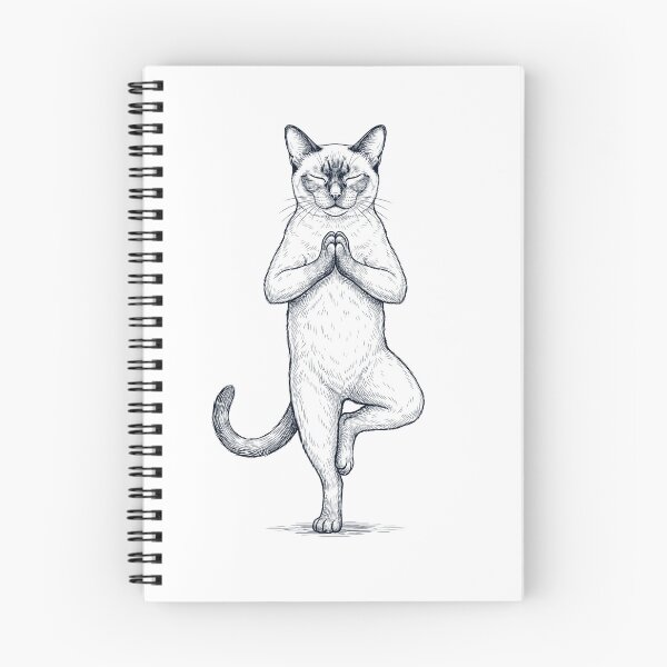 Item preview, Vintage Tonkinese Cat Yoga Tree Pose Kitten Lover designed and sold by TerryConnells.