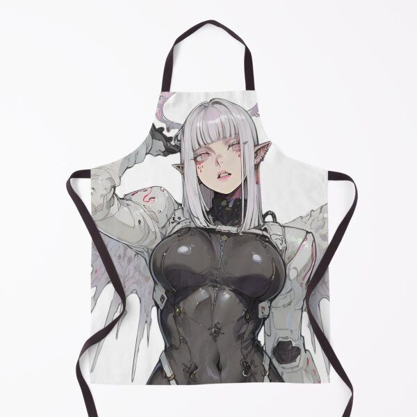 Item preview, Seraphex the Fallen Halo – Cyber Angel Dark Anime Fantasy Art designed and sold by Dyan4.