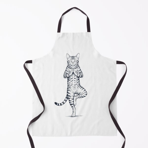 Item preview, Vintage Toyger Cat Yoga Tree Pose Kitten Lover designed and sold by TerryConnells.