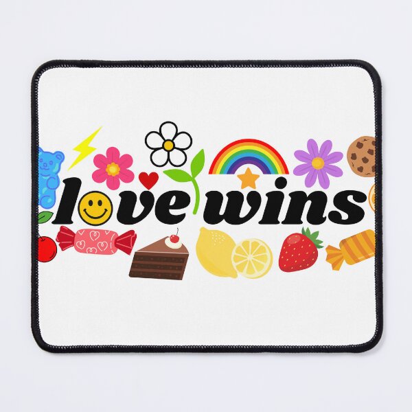 Item preview, Love Wins Retro Rainbow Kidcore Aesthetic designed and sold by Niji Hibana.