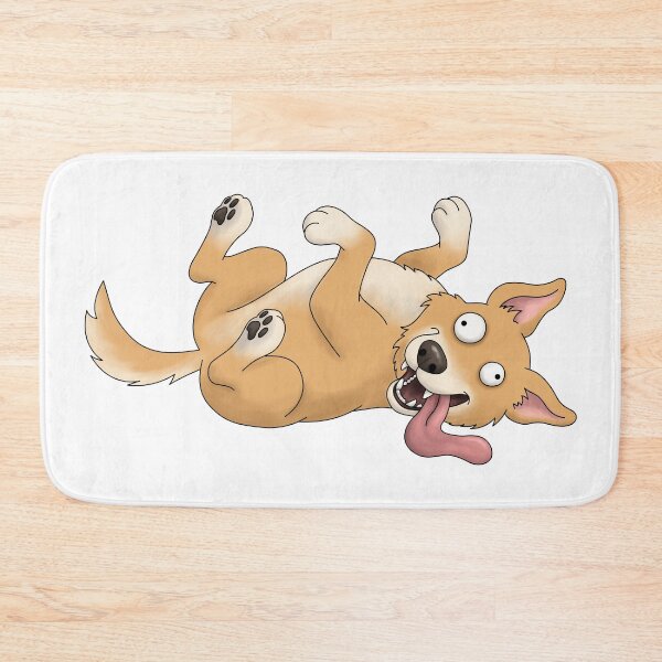 Item preview, Funny Goofy Dog Rolling Around designed and sold by Szkicerka.