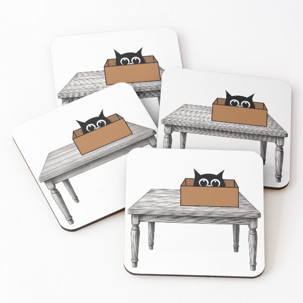 Item preview, Peekaboo Table Cat designed and sold by Chameleon by Ewa .