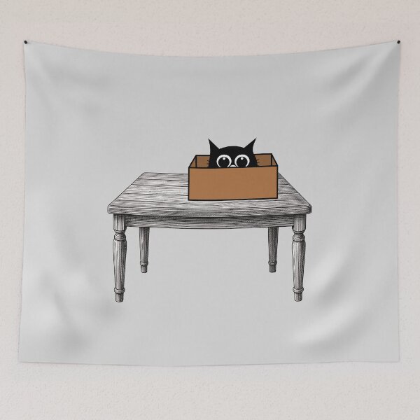 Item preview, Peekaboo Table Cat designed and sold by Chameleon by Ewa .