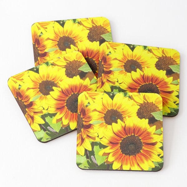 Item preview, Bunch of bright yellow sunflowers designed and sold by jaynerushton.