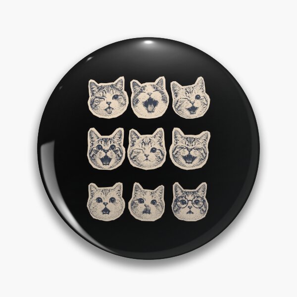 Item preview, Cat Face Expressions 01 Bundle designed and sold by creativerooney.