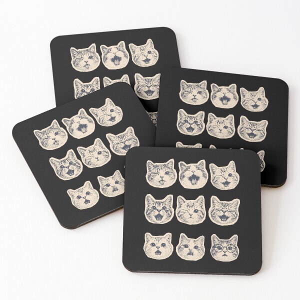 Item preview, Cat Face Expressions 01 Bundle designed and sold by creativerooney.