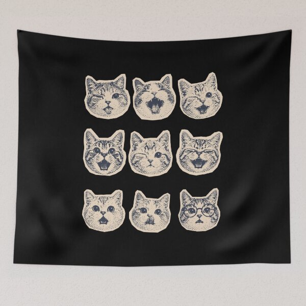 Item preview, Cat Face Expressions 01 Bundle designed and sold by creativerooney.
