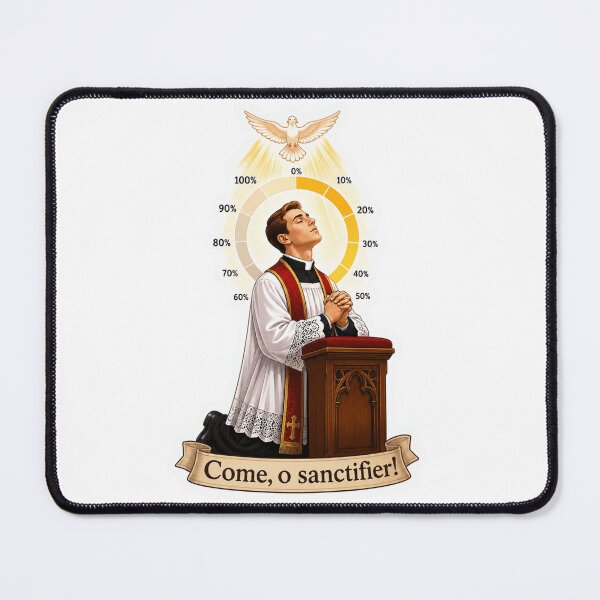 Item preview, Come, O Sanctifier! – Holy Spirit Prayer Sticker designed and sold by Airimo.