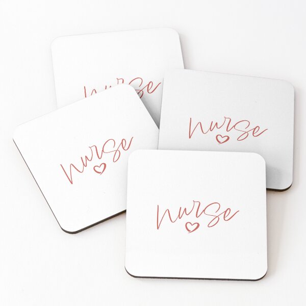 Item preview, Elegant Nurse Cursive Typography — Minimalist Red Script with Heart designed and sold by Colorful-Garden.