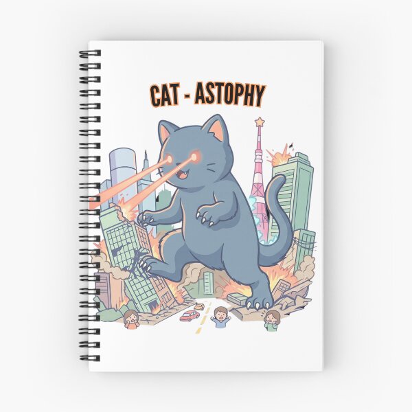 Item preview, Cat Astrophy Kaiju Cat Anime Funny Cat Design designed and sold by Shirt-Otakus.