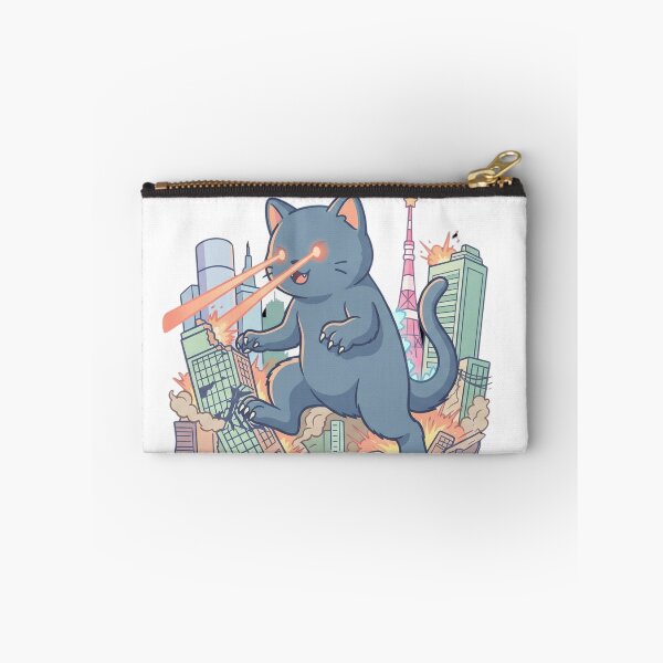 Item preview, Cat Astrophy Kaiju Cat Anime Funny Cat Design designed and sold by Shirt-Otakus.
