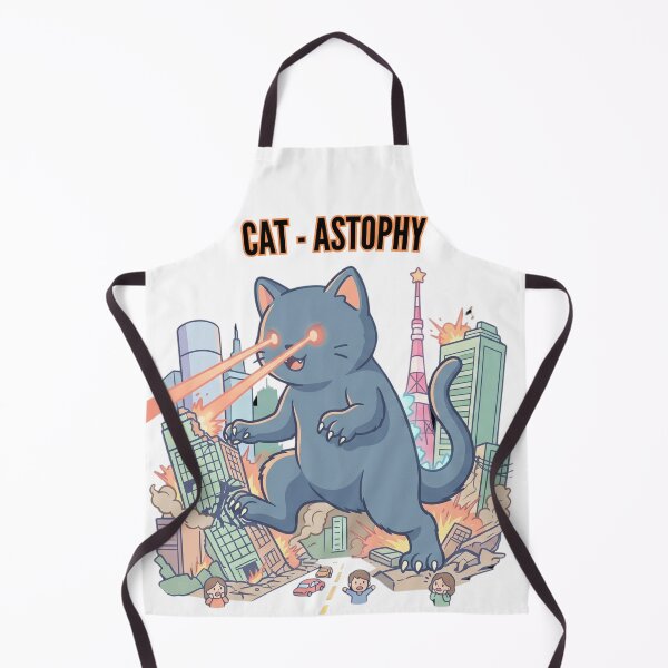 Item preview, Cat Astrophy Kaiju Cat Anime Funny Cat Design designed and sold by Shirt-Otakus.