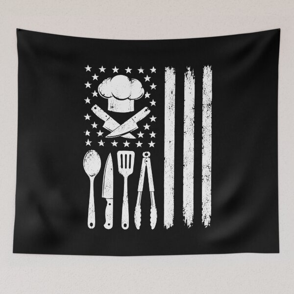Item preview, Cool Chef American Flag Restaurant designed and sold by lonaarts8.