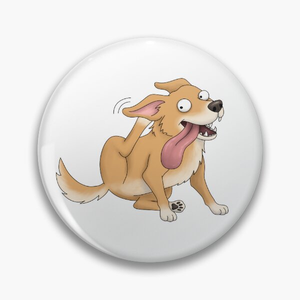 Item preview, Funny Dog Scratching Itself designed and sold by Szkicerka.