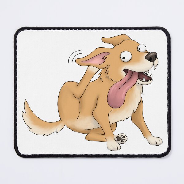 Item preview, Funny Dog Scratching Itself designed and sold by Szkicerka.