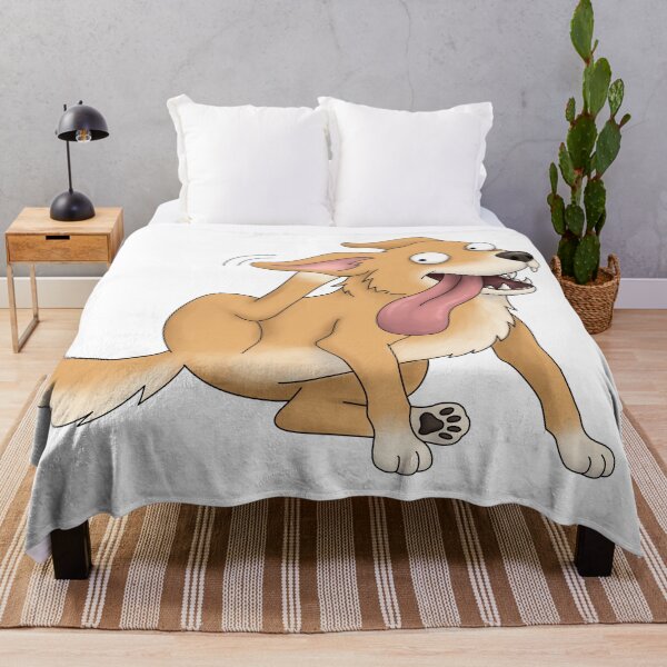 Item preview, Funny Dog Scratching Itself designed and sold by Szkicerka.