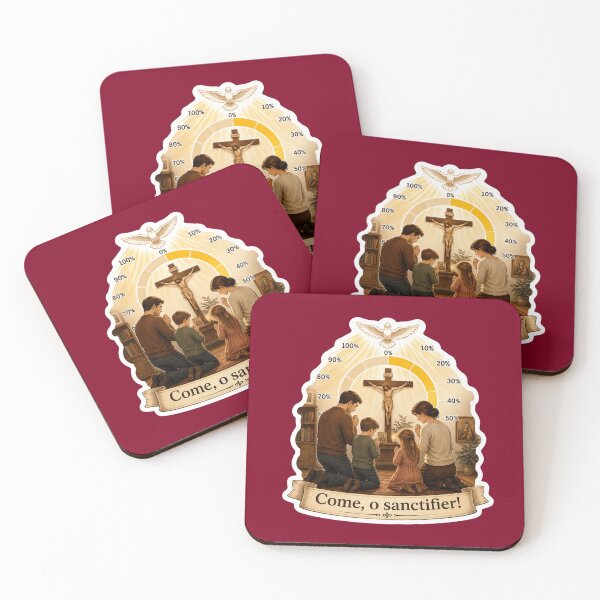 Item preview, Come, O Sanctifier! – Holy Spirit Prayer Sticker designed and sold by Airimo.