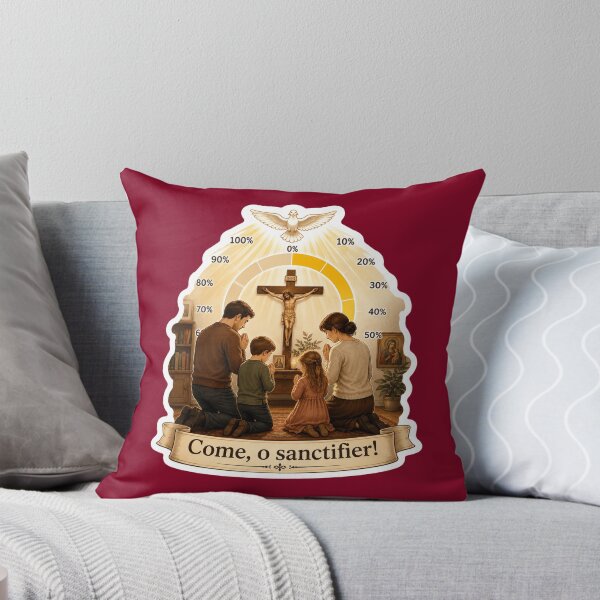 Item preview, Come, O Sanctifier! – Holy Spirit Prayer Sticker designed and sold by Airimo.