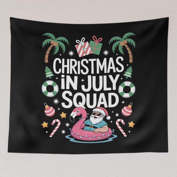 Item preview, Christmas in July Squad Summer Vacation designed and sold by SapfireStuArt.