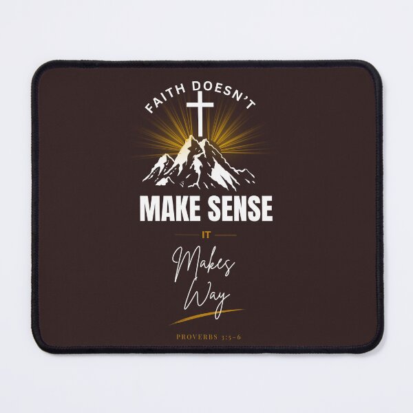 Item preview, Faith Makes Way Christian Mountain Design designed and sold by Velora Co..