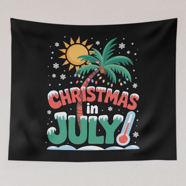 Item preview, Christmas in July Summer Beach Vacation Xmas designed and sold by SapfireStuArt.
