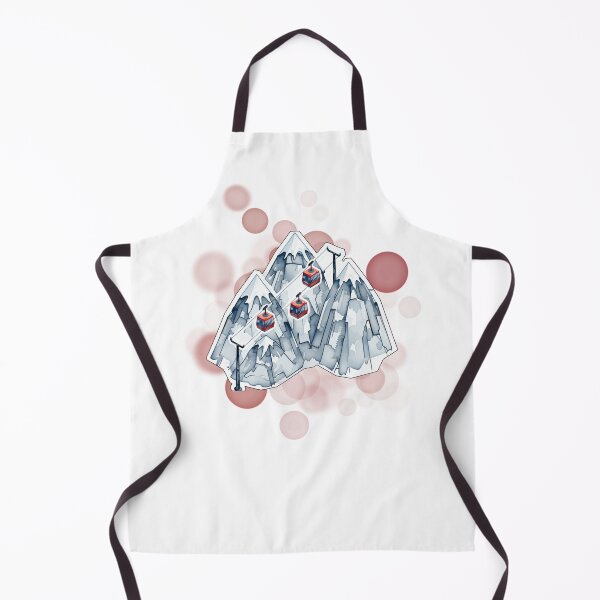 Item preview, Swiss Alps with Red Cable Cars Scenic Switzerland Design designed and sold by iamKRUK.