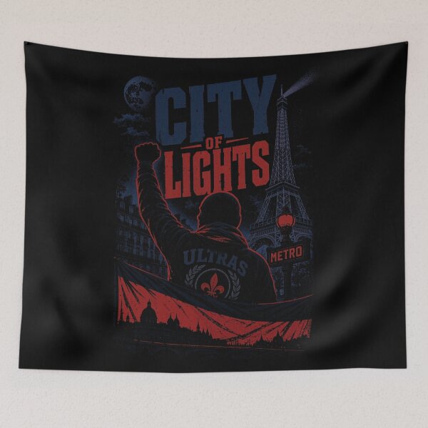 Item preview, City of Lights Football Ultras Paris Style designed and sold by artditisme.
