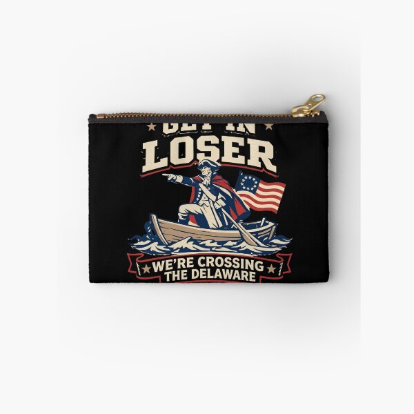 Item preview, Get In Loser We're Crossing The Delaware Funny George Washington Meme designed and sold by haitrieuic96.