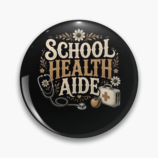 Item preview, School Health Aide Gift – Nurse & First Aid School Staff Design designed and sold by PosiMCreations.