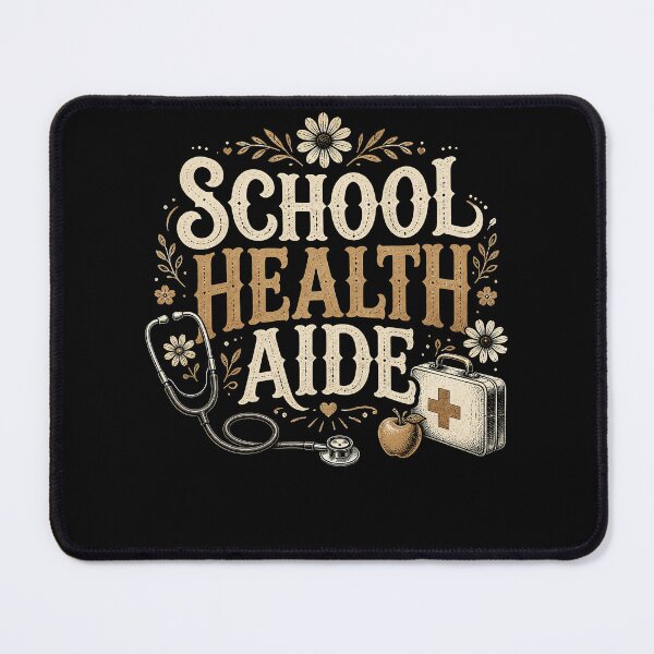 Item preview, School Health Aide Gift – Nurse & First Aid School Staff Design designed and sold by PosiMCreations.