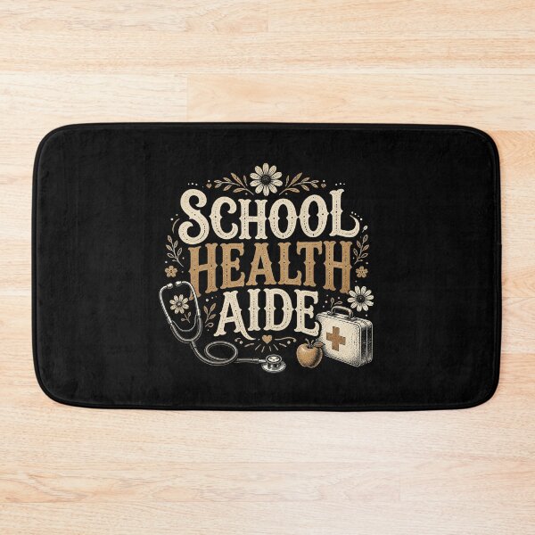 Item preview, School Health Aide Gift – Nurse & First Aid School Staff Design designed and sold by PosiMCreations.
