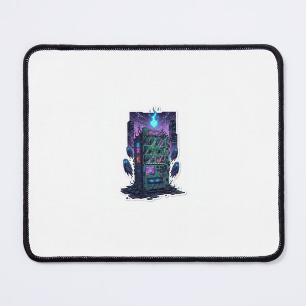 Artikelvorschau, Cyberpunk-Aufkleber „Verfluchter Tokioter Verkaufsautomat“ entworfen und verkauft von Trend aesthetic stickers.