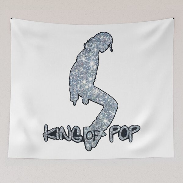 Item preview, King of Pop Silver Glitter designed and sold by Selinasimea.