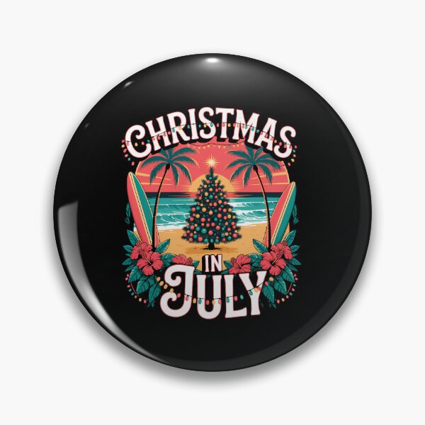 Item preview, Christmas in July Summer Beach Vacation Xmas designed and sold by SapfireStuArt.