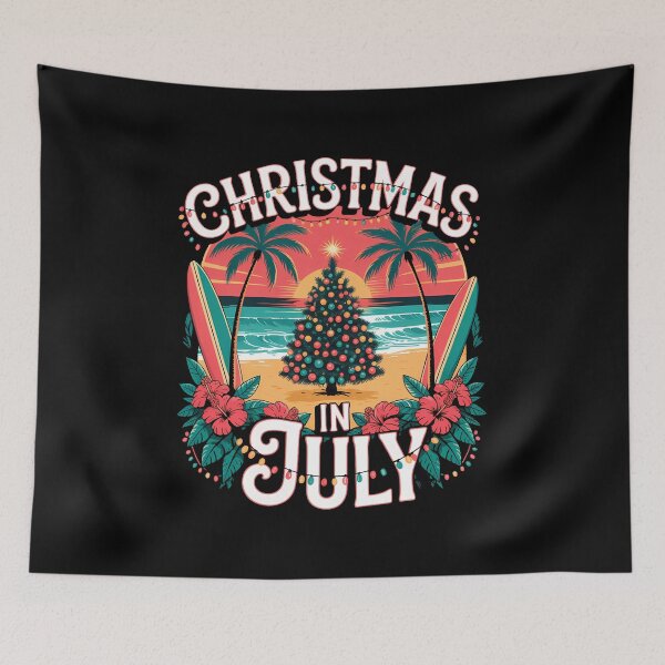 Item preview, Christmas in July Summer Beach Vacation Xmas designed and sold by SapfireStuArt.