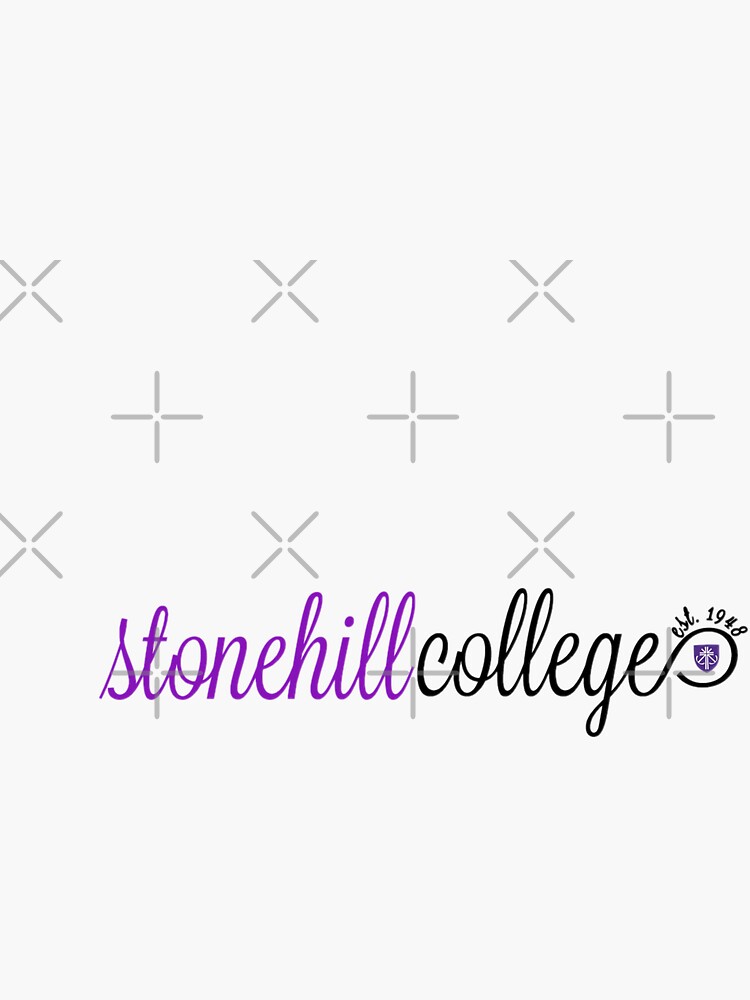 "Stonehill College" Sticker for Sale by kgsimmons8 Redbubble