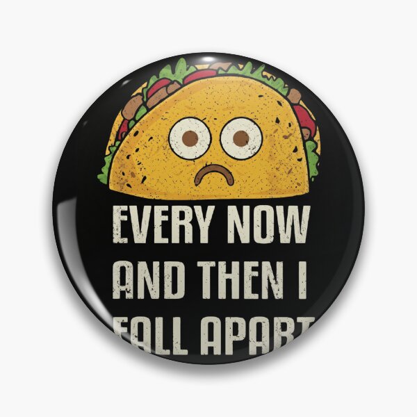 Artikelvorschau, Witziges Taco-Wortspiel: Ab und zu falle ich im Vintage-Stil auseinander. entworfen und verkauft von haitrieuic96.