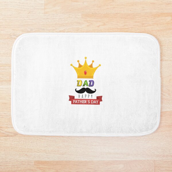 Item preview, King Dad Crown Mustache Father Design designed and sold by PALAVO.