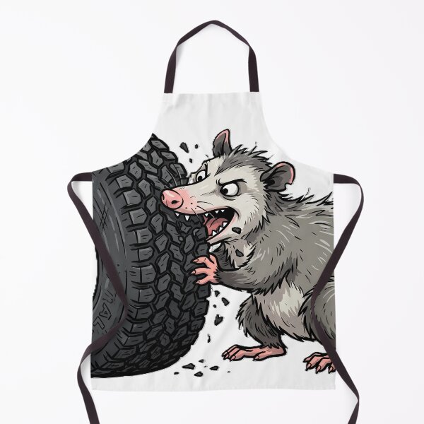 Item preview, Angry Opossum All-Terrain — Funny Wildlife Car & Offroad Design designed and sold by PawsyVibe.