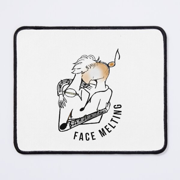 Item preview, Face Melting – Minimal Line Art Couple, Music Lovers Illustration designed and sold by ChiaraPagani.