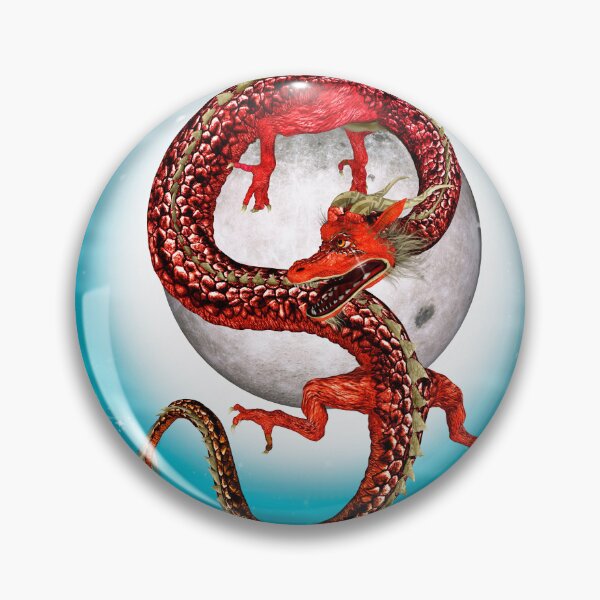 Item preview, Red Moon Dragon Celestial Fantasy Art designed and sold by Vac1.