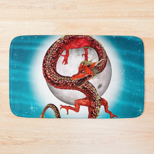 Item preview, Red Moon Dragon Celestial Fantasy Art designed and sold by Vac1.