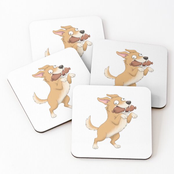 Item preview, Funny Dog With Sausage designed and sold by Szkicerka.