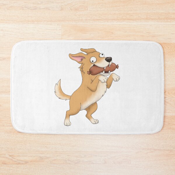 Item preview, Funny Dog With Sausage designed and sold by Szkicerka.