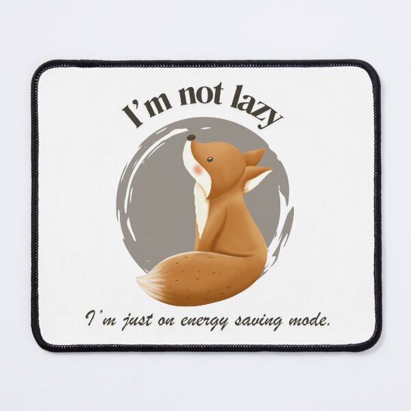 Item preview, Cute Lazy Fox Energy Saving Mode Funny T-Shirt designed and sold by poonzapoon.