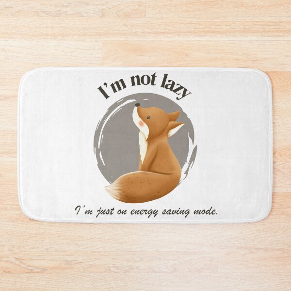 Item preview, Cute Lazy Fox Energy Saving Mode Funny T-Shirt designed and sold by poonzapoon.